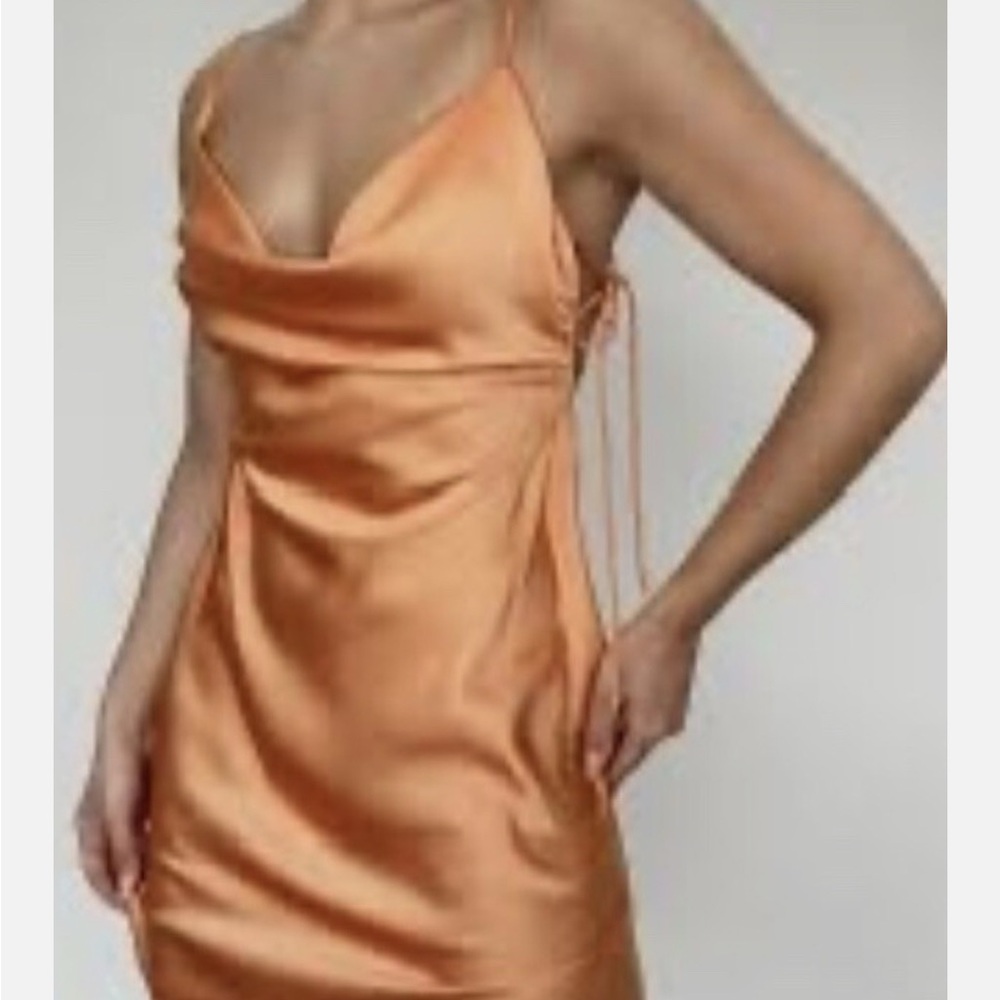 Elegant STAUD Orange Mini Dress